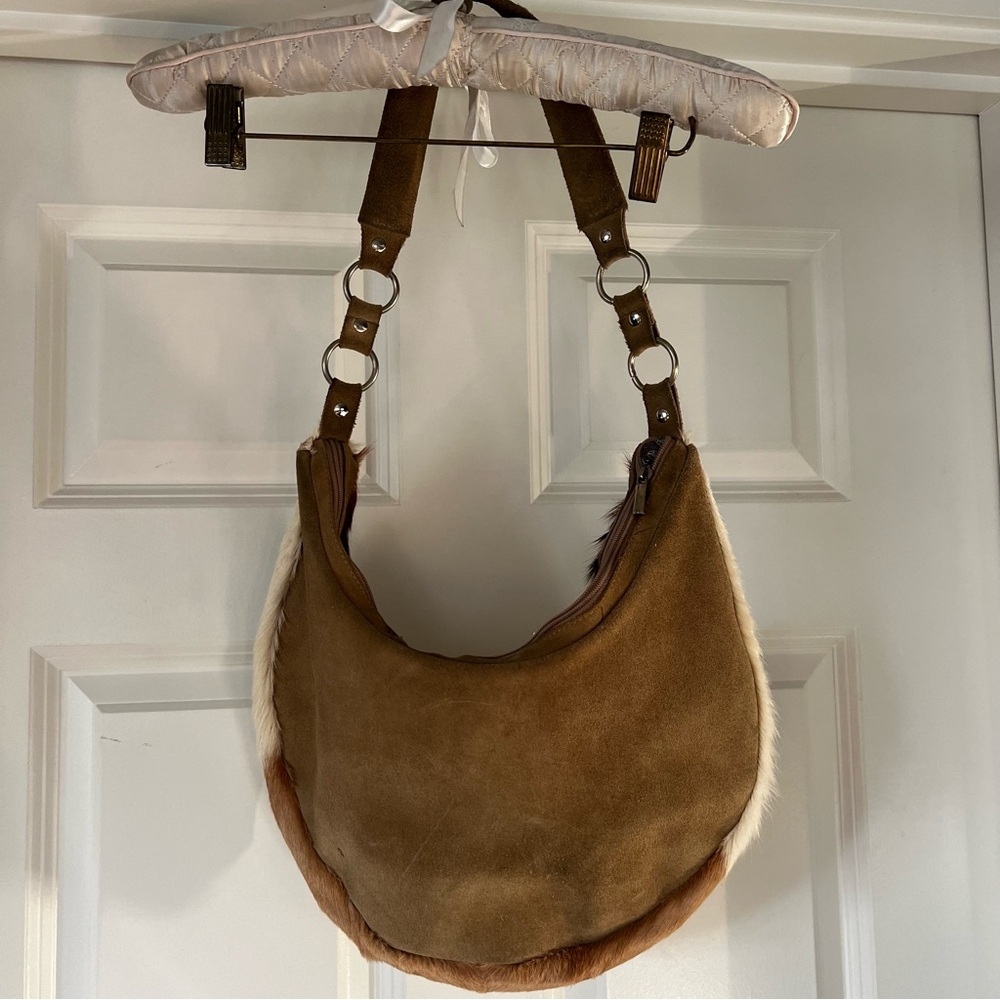 Vintage Christie Springbok (real hide) Shoulder Bag - Picture 3 of 10